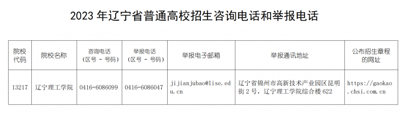 2023年leyu乐鱼中国体育官网招生咨询电话和举报电话_00.png